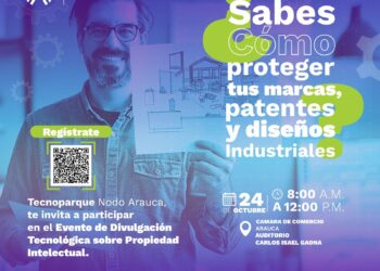 Ecnoparque nodo Arauca invita a su evento de divulgación tecnológica sobre propiedad intelectual