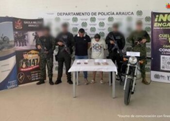 En Arauca fue asegurada una pareja que habría extorsionado a una mujer para no publicar fotografías íntimas