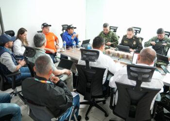 Gobernadora Rafaela Cortés llegó a reforzar la seguridad de Cabuyaro