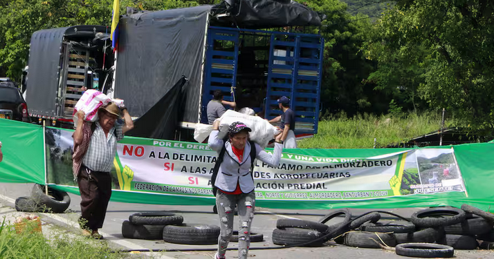 Los reclamos que llevaron a las comunidades de los páramos a paro nacional