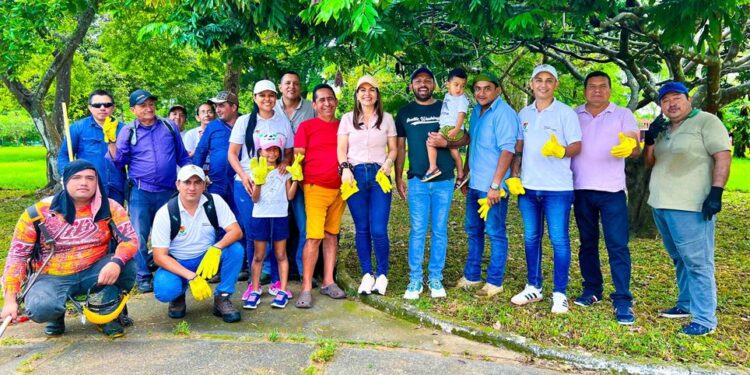 La Chaparrera se embellece: Secretaría de Infraestructura lideró jornada de limpieza y mejoramiento de vías