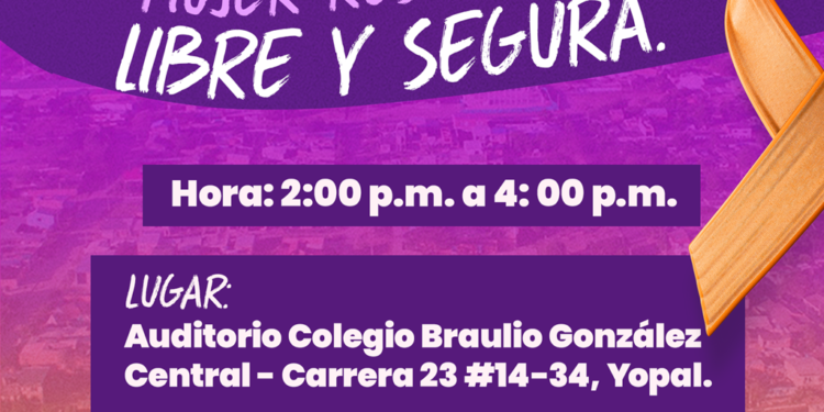 Yopal se moviliza en contra de la violencia de género