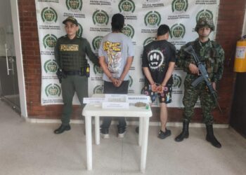 En Aguazul capturan a dos sujetos expendedores de alucinógenos