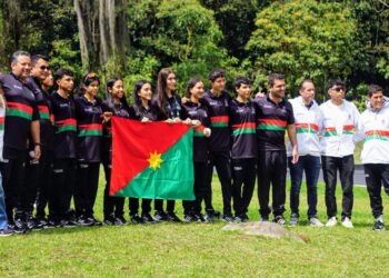 Nuestra selección Casanare de patinaje se despide de los Juegos Nacionales Juveniles 2024 con un destacado cuarto lugar