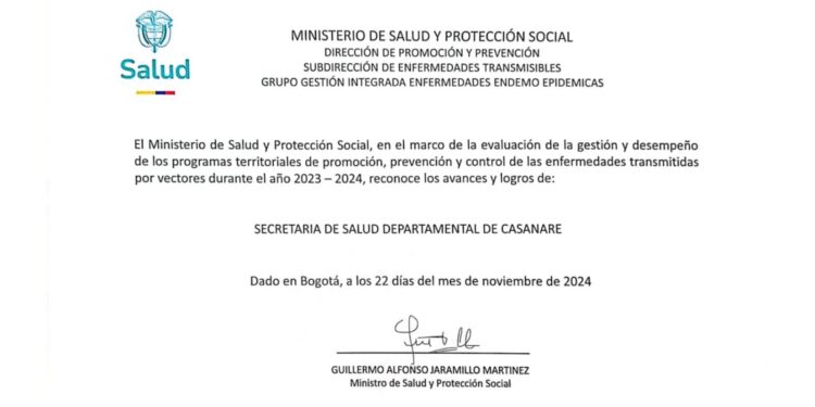 El Programa ETV de Casanare se destaca como uno de los mejores de Colombia