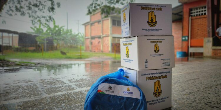 Ayuda Humanitaria para familias campesinas en Tauramena a pesar del torrencial aguacero