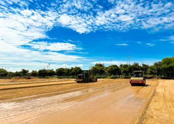 Avanzan a buen ritmo los trabajos de la plazoleta de eventos en Yopal