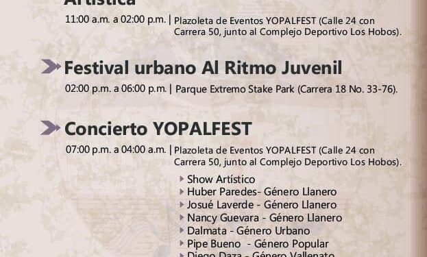 Yopal se prepara para vibrar con el lanzamiento de YopalFest, el Encuentro Cultural de la Orinoquía