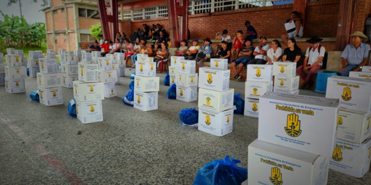 Ayuda Humanitaria para familias campesinas en Tauramena a pesar del torrencial aguacero