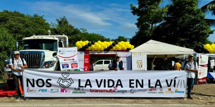 Gestores de Convivencia y Seguridad Ciudadana de Casanare y empresas de transporte unidos en la campaña