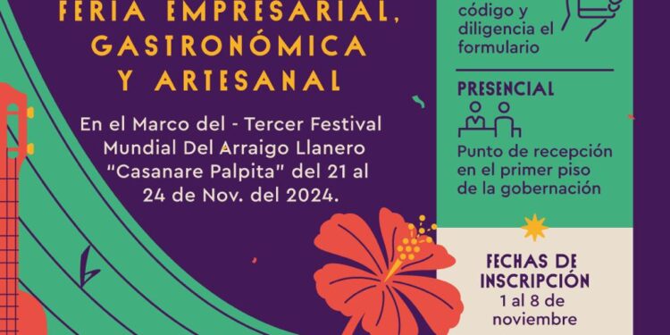 Convocatoria abierta para la Feria Artesanal y Empresarial de Casanare Palpita