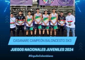 Oro para Casanare en Baloncesto 3X3