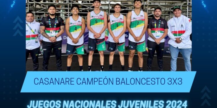 Oro para Casanare en Baloncesto 3X3