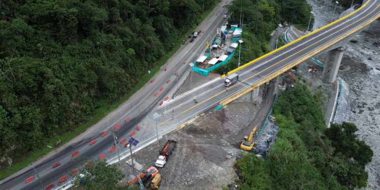 Viaducto del kilómetro 58, en el corredor Bogotá – Villavicencio, llegó al 98% de avance en su ejecución