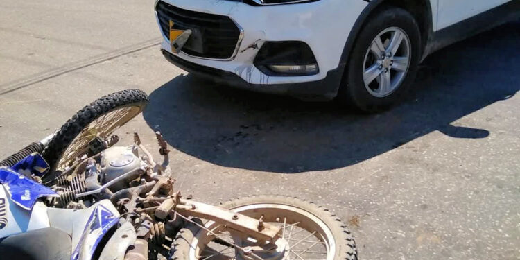 Accidente de tránsito en Arauca genera llamado a las autoridades por falta de reductores de velocidad