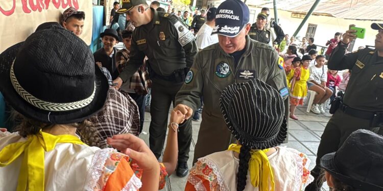 Aterrizó la navidad en San Juanito y El Calvario, Meta