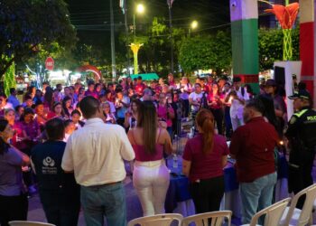 La Gobernación de Casanare se ilumina de Morado: ¡Para decirle NO a la violencia contra la mujer!