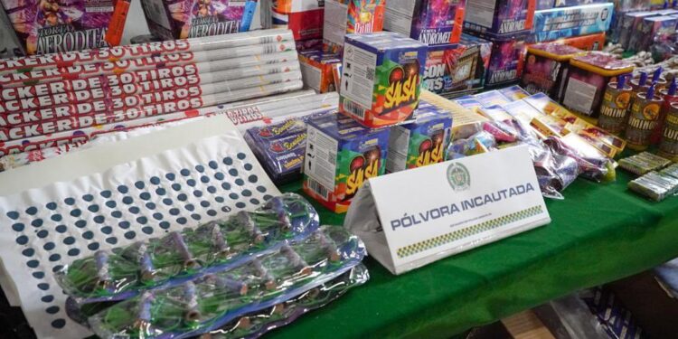 Policía de Casanare incauta 25 kilos de pólvora, previniendo accidentes en menores