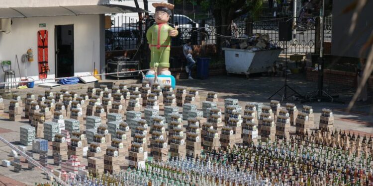 Por contrabando y adulteración 38.608 productos decomisados fueron destruidos por el Programa Anticontrabando de Arauca