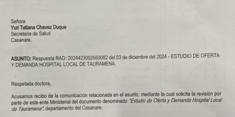 Avances significativos para la salud de la Folclórica Tauramena