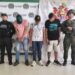 Tres capturas de presuntos extorsionistas del clan del Golfo en Yopal, Casanare