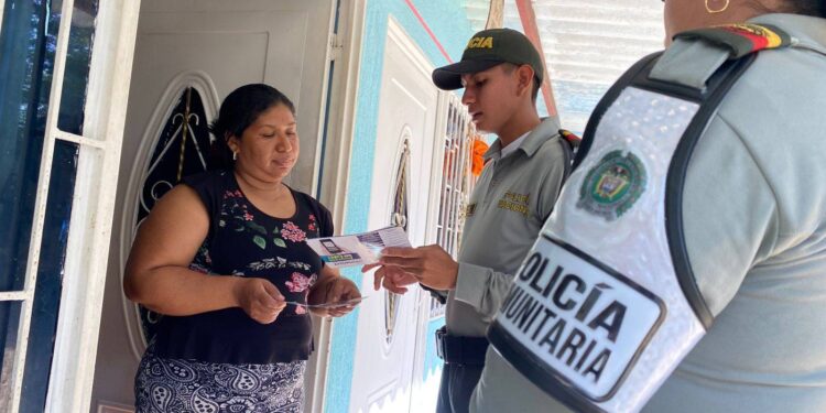 Operativo de seguridad en Tilodirán: Policía realiza verificación de motocicletas y vehículos