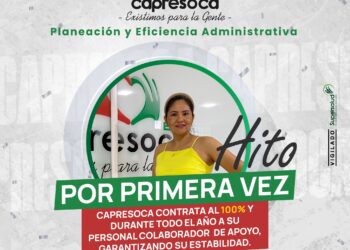 Capresoca Eps celebra un Hito histórico en la contratación de su personal