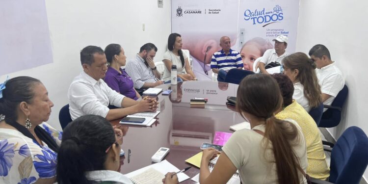 Reunión estratégica para mejorar la asalud en Casanare
