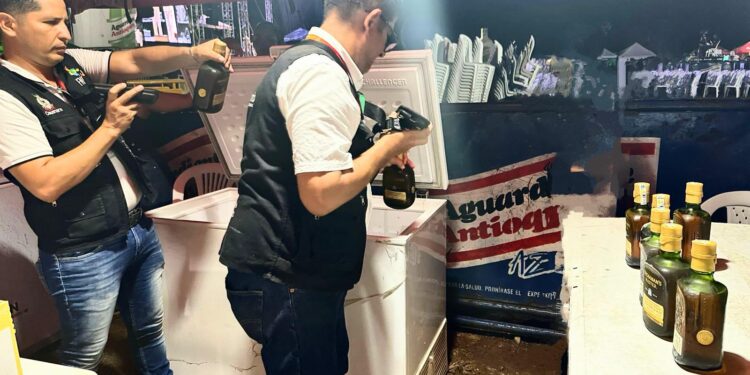 Se intensifica duras acciones contra el contrabando de licores y cervezas en ferias y fiestas en Casanare