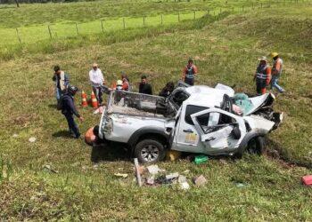 Accidente en la vía Villavicencio – Barranca de Upía deja dos heridos