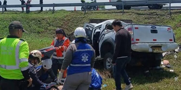 Accidente en la vía Villavicencio – Barranca de Upía deja dos heridos