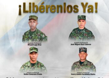 Cuatro militares secuestrados por la guerrilla en Arauca