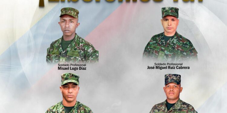 Cuatro militares secuestrados por la guerrilla en Arauca