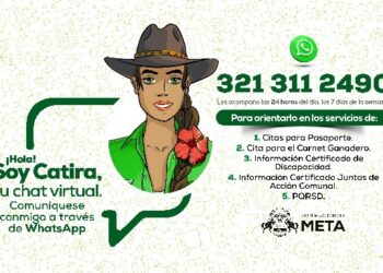Gobernadora del Meta lanza ‘Catira’, un novedoso chat virtual para facilitar trámites