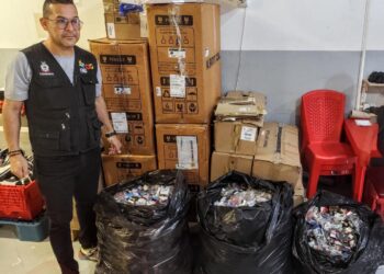 Destruidos 212 paquetes de 10 y 20 unidades de cigarrillos en Yopal