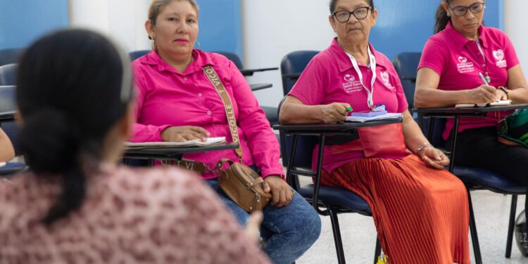 Grupo de apoyo comunitario Paso 10: Capacitación en nutrición de la estrategia IAMII