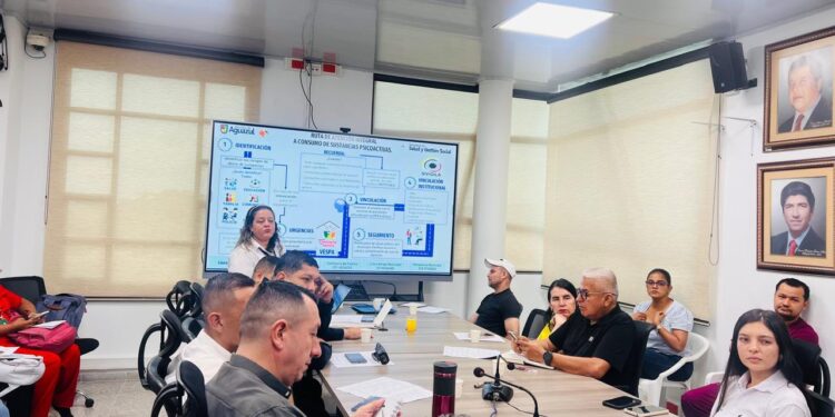 Autoridades de Aguazul, se unen para fortalecer la prevención del consumo de sustancias psicoactivas