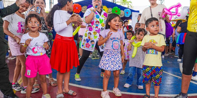 Yopal celebró el día de la niñez con un vibrante carnaval del juego