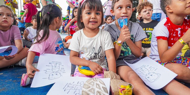 Yopal celebró el día de la niñez con un vibrante carnaval del juego