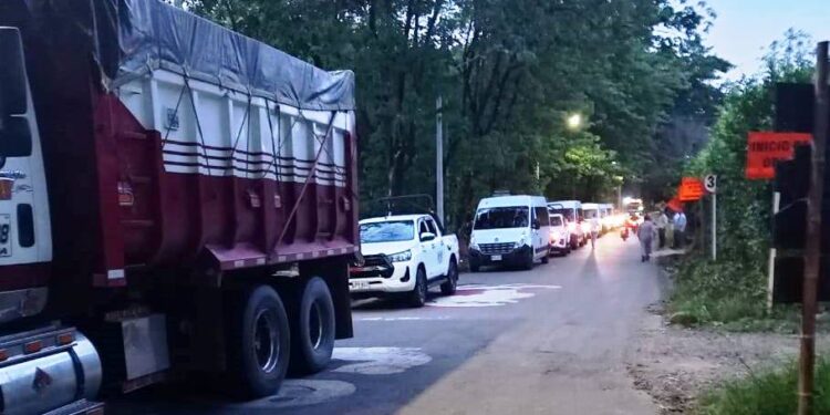 Protesta por fallas en el servicio eléctrico bloquea vía a El Morro en Yopal