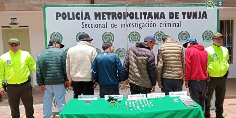 Seis personas fueron judicializadas en Tunja por tráfico local de estupefacientes