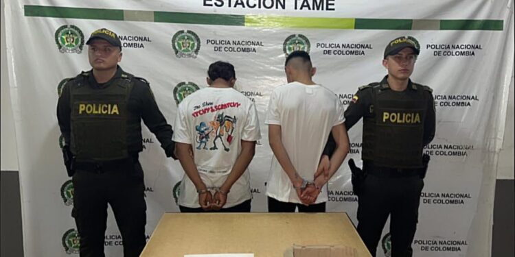 Con arma de fuego y munición capturan a sujetos en el municipio de Tame – Arauca