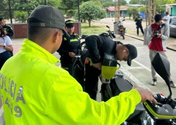 Más de 30 motocicletas fueron marcadas en Cumaral para prevenir el hurto de estos vehículos
