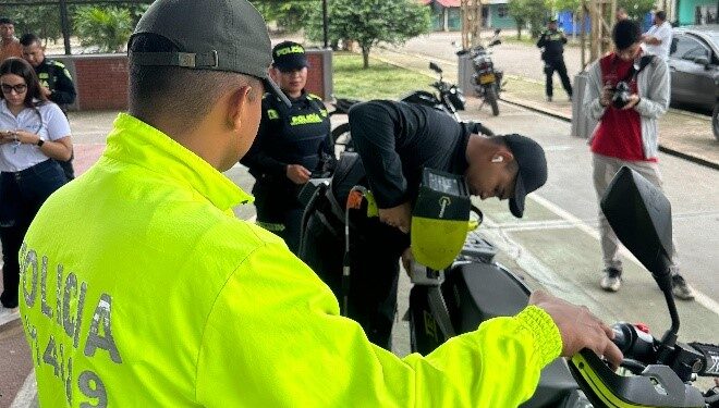 Más de 30 motocicletas fueron marcadas en Cumaral para prevenir el hurto de estos vehículos