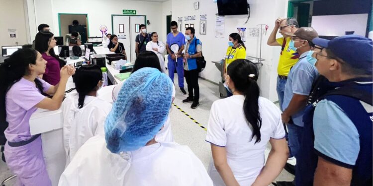 Ministerio de Salud realiza visita de verificación al Hospital Regional de la Orinoquía por alerta de fiebre amarilla