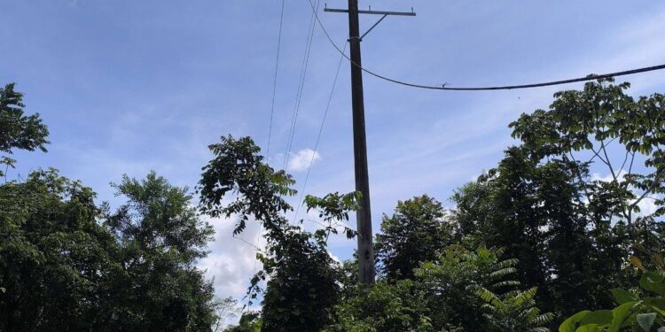 Las lluvias y vientos afectaron parte eléctrica de la zona rural de Tame