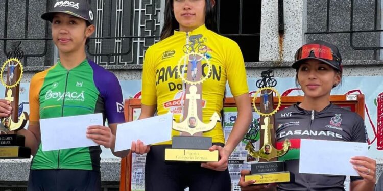 Casanareña María Paula Rodríguez se destaca en la Clásica Salesiana de Duitama