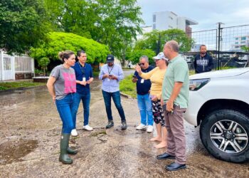 Secretaría de infraestructura de Yopal inspecciona puntos críticos tras fuertes lluvias