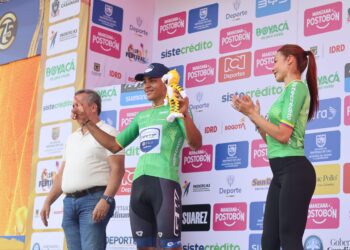 Wilmar Paredes del Team Medellín ganó la primera etapa de la Vuelta a Colombia en Casanare