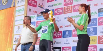 Wilmar Paredes del Team Medellín ganó la primera etapa de la Vuelta a Colombia en Casanare